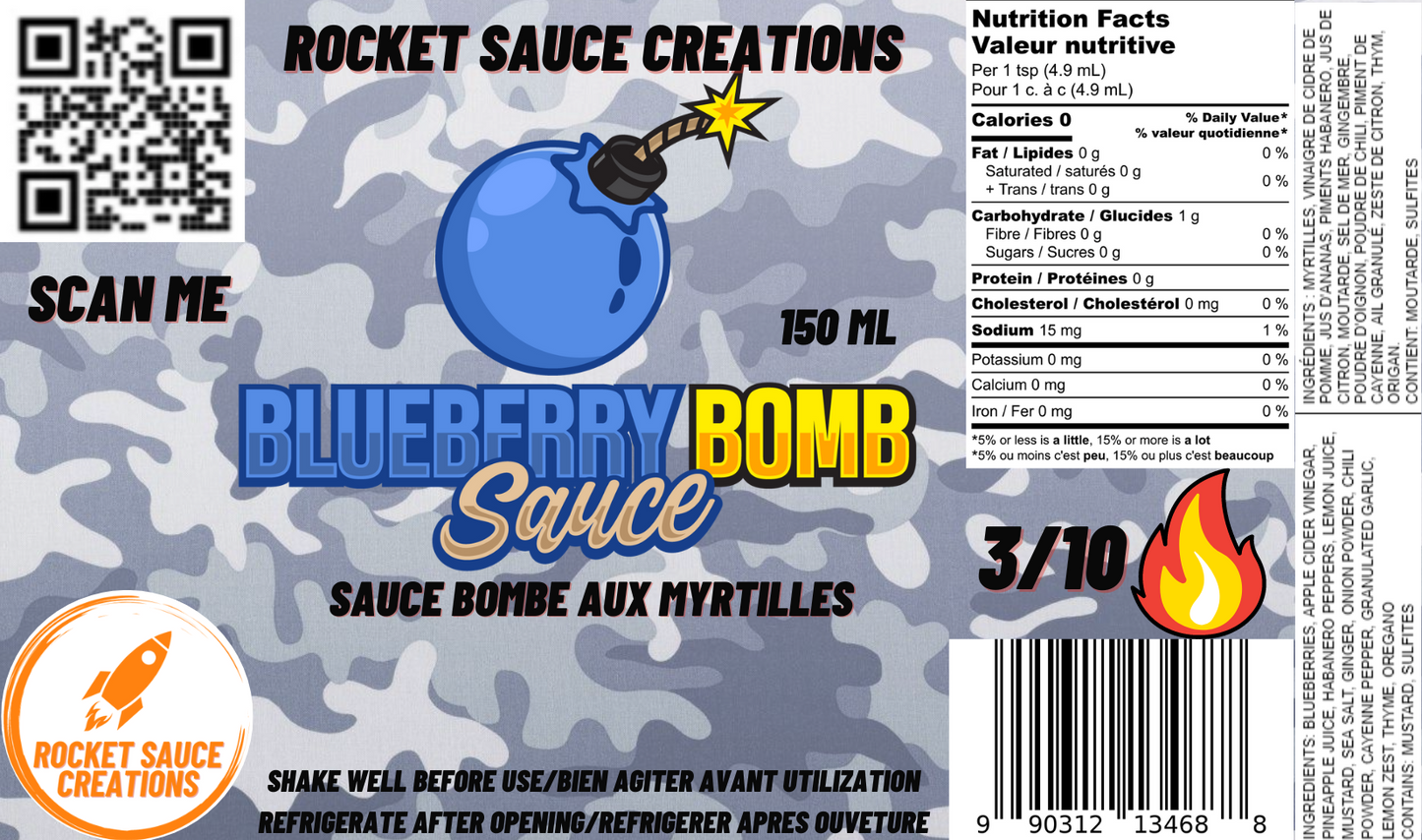 Blueberry Bomb Sauce 150ml