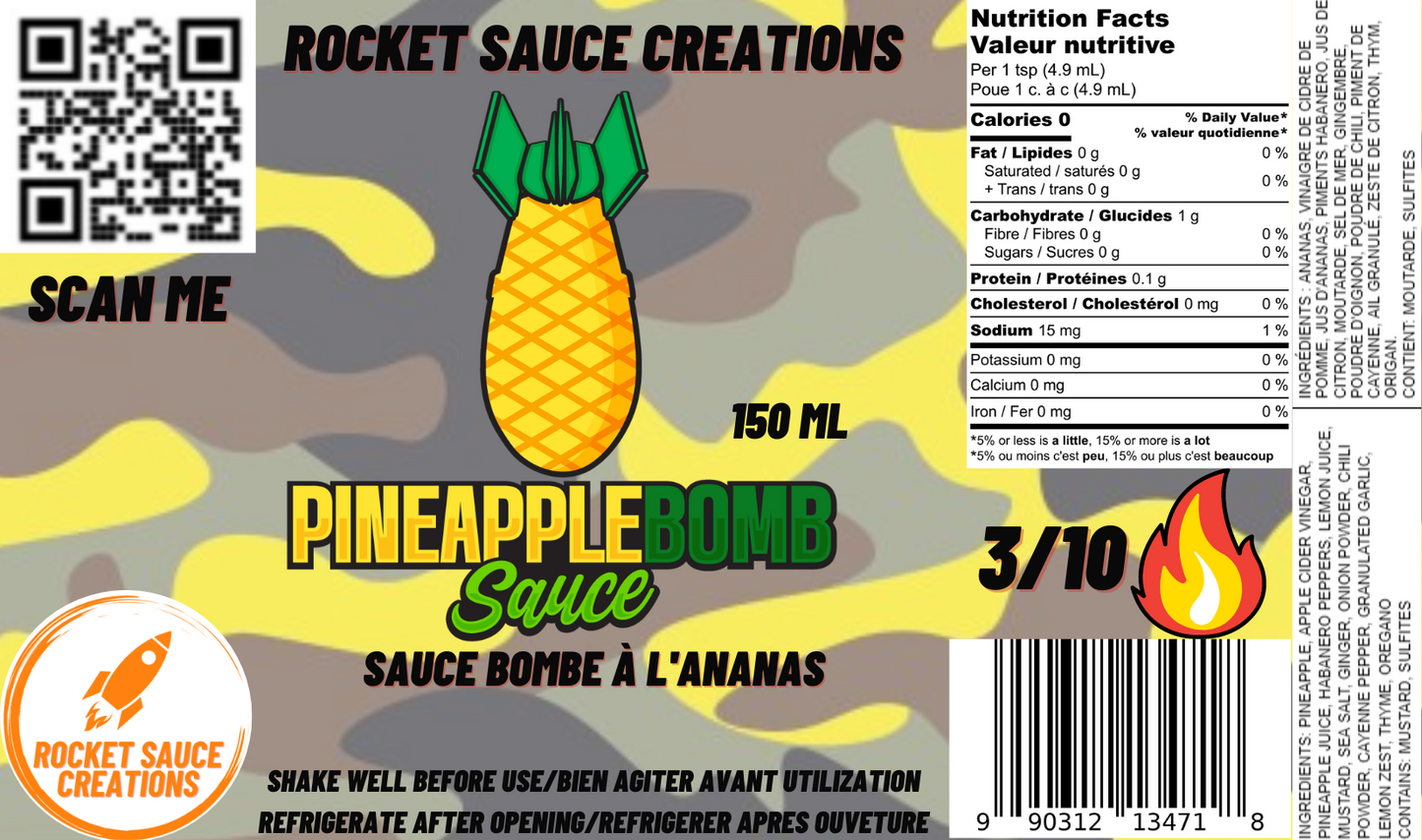 Pineapple Bomb Sauce 150ml